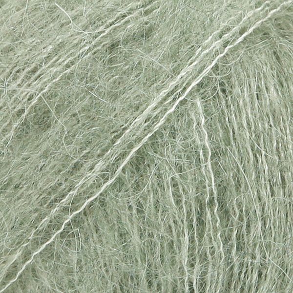 DROPS Kid-Silk Uni Colour garn - 25g - Salviagrön DROPS Kid-Silk Uni Colour garn - 25g - Salviagrön