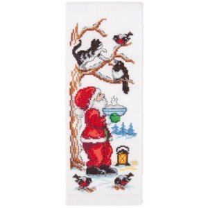 Minivepa tomte med katt i träd Minivepa tomte med katt i träd