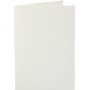 Kort - rvit - 10,5 x 15 cm - 10 st