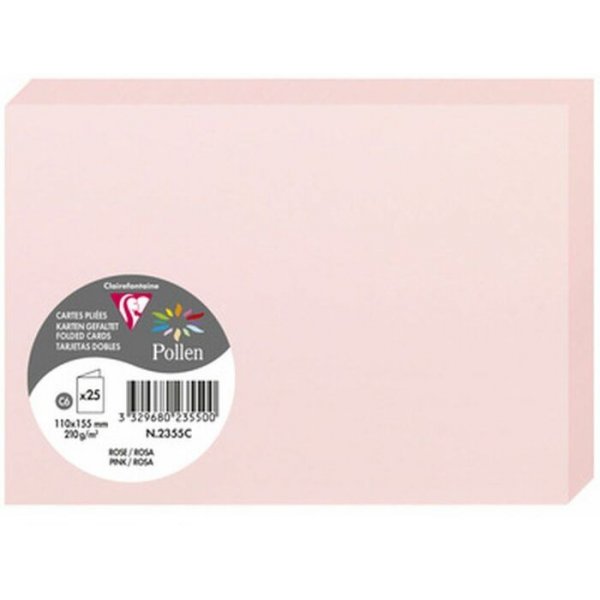 Pollen Dubbelkort 111x158 - 25-pack - Rosa