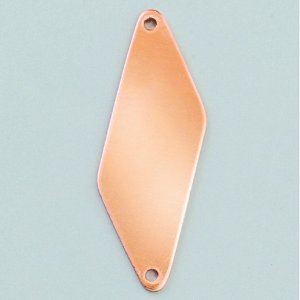 Hängsmycke 47 x 16 mm - rhomb 2-hål Hängsmycke 47 x 16 mm - rhomb 2-hål