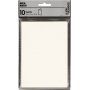 Kort - rvit - 10,5 x 15 cm - 10 st