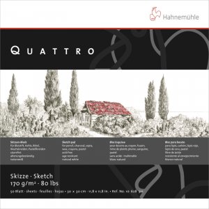 Ritblock Hahnemühle Sketch Quattro 170g Ritblock Hahnemühle Sketch Quattro 170g