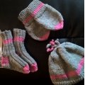 Kundbild Viking garn Baby Ull 50g - Rosa (361): Använt end 50 g/ ett nystan av det...