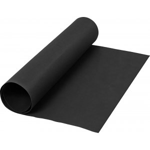 Läderpapper - svart - enfärgad - 1 m Läderpapper - svart - enfärgad - 1 m