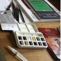 Kundbild Akvarellfärg W&N Cotman Water Brush Pen set 12: Fantastisk kvalitet på färgerna...