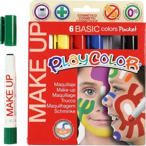 Playcolor Make up - mixade färger - 6 x 5 g Playcolor Make up - mixade färger - 6 x 5 g