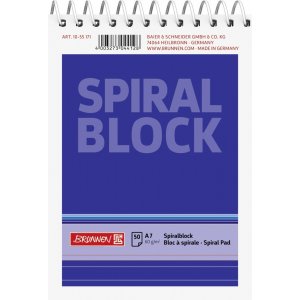 Spiralblock - A7 (50 sidor) Spiralblock - A7 (50 sidor)