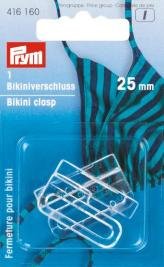 Spännen för bikini/skärp genomskinliga öglor av plast 25 mm Spännen för bikini/skärp genomskinliga öglor av plast 25 mm