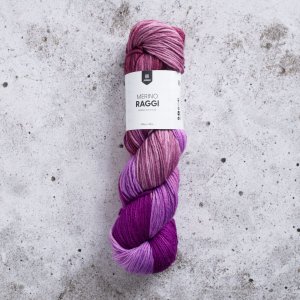 Merino raggi 100g - Red currant & cerise Merino raggi 100g - Red currant & cerise