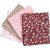 Patchworktyg - rosa - 4 st