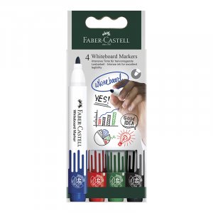 Whiteboardpennset - Faber-Castell - W20 4 pennor Whiteboardpennset - Faber-Castell - W20 4 pennor