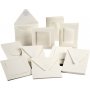 Passepartoutkort - rvit - Innehllet kan variera - 50 set