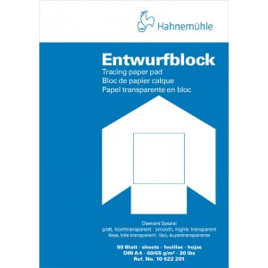 Tracingblock Hahnemühle Diamant 90/95g Tracingblock Hahnemühle Diamant 90/95g