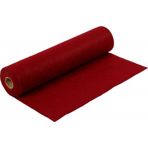 Hobbyfilt - röd - Melerad - 5 m Hobbyfilt - röd - Melerad - 5 m
