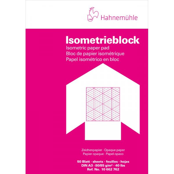 Millimeterblock Hahnemhle Isometric 80/85g