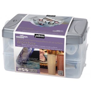Dekorationsset - Pebeo - Fantasy Moon 10x45ml + verktyg & medier Dekorationsset - Pebeo - Fantasy Moon 10x45ml + verktyg & medier