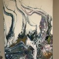 Kundbild Pouring medium Liquitex 946 ml: ?The Ocean? heter målningen och...