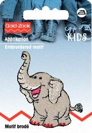 Tygmärke Elefant Tygmärke Elefant