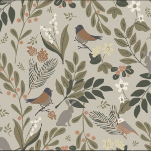 Forest textilvaxduk linne/multi Forest textilvaxduk linne/multi