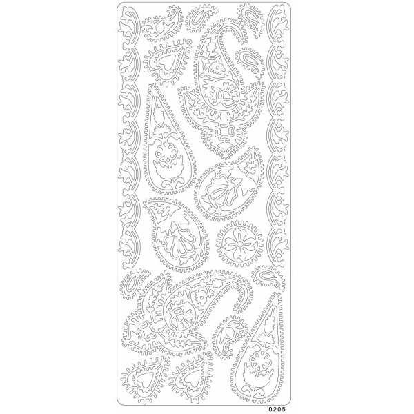 Peel offs - Stora Paisley
