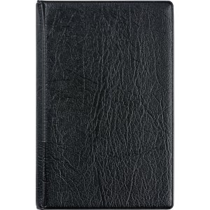 Ringpärm med register - 9x15 cm 6 ringar - svart Ringpärm med register - 9x15 cm 6 ringar - svart