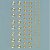Halvprlor akryl sjlvhftande 3 5 7 mm - guld briljanta 72-pack rund