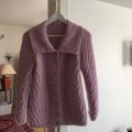 Kundbild DROPS Kid-Silk Uni Colour garn - 25g - Ljus rosa (03): Har använt 2 trådar Drops Kid Silk...
