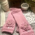 Kundbild Svarta Fåret Ulrika garn 50g - Mellanrosa (48): Rosa romantik - stickade i Ulrika