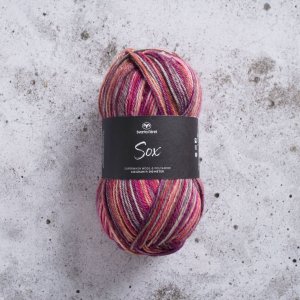 Sox 150g - Cerise/Korallmulti Sox 150g - Cerise/Korallmulti