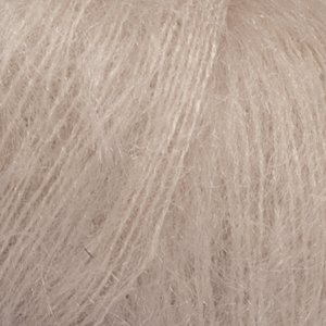 DROPS Kid-Silk Uni Colour garn - 25g - Ljus beige (20) DROPS Kid-Silk Uni Colour garn - 25g - Ljus beige (20)