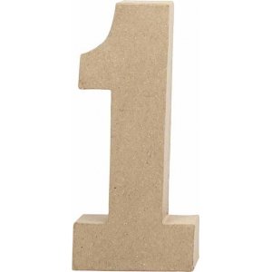 Pappsiffra - 1 - 5 cm Pappsiffra - 1 - 5 cm