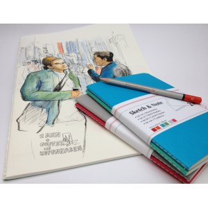 Skisshäfte Hahnemühle Färgat 125g Skisshäfte Hahnemühle Färgat 125g