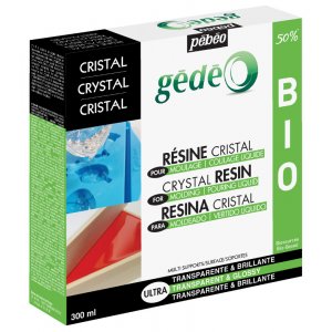 Resin - Pebeo Crystal - Klar bioorganiskt resinkit 300ml Resin - Pebeo Crystal - Klar bioorganiskt resinkit 300ml