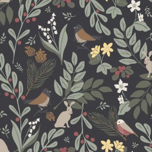 Forest textilvaxduk graphite/multi Forest textilvaxduk graphite/multi