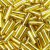 Stavprlor 6,8 x 2,2 mm - guld 13 g silverlinjerade