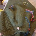 Kundbild DROPS Kid-Silk Uni Colour garn - 25g - Mörk grön (19): Fin service Gillar varan tidigt på...