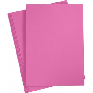 Färgad Kartong - rosa - A4 - 180 g - 20 ark Färgad Kartong - rosa - A4 - 180 g - 20 ark