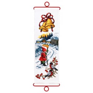 Broderikit Minivepa - Tomte med fackla Broderikit Minivepa - Tomte med fackla