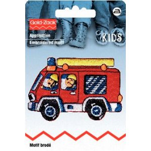 Tygmärke Brandbil röd Tygmärke Brandbil röd