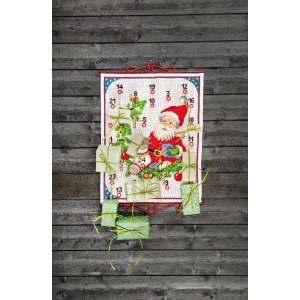 Broderikit Kalender - Tomtefar Broderikit Kalender - Tomtefar