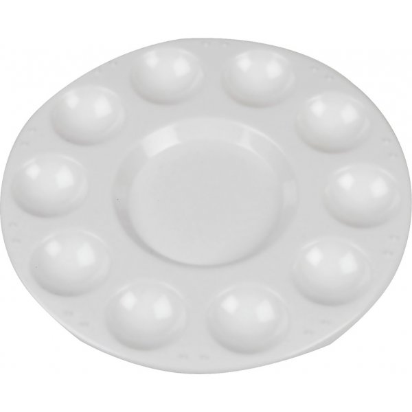 Palett - vit - Ø17 cm - 10 st Palett - vit - Ø17 cm - 10 st