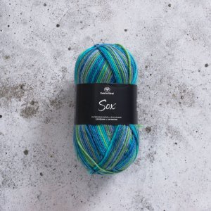 Sox 150g - Blå/Grön Multi Sox 150g - Blå/Grön Multi