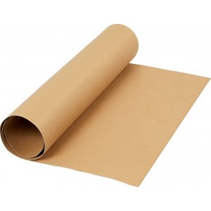 Läderpapper - ljusbrun - enfärgad - 1 m Läderpapper - ljusbrun - enfärgad - 1 m
